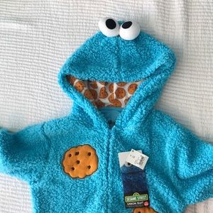 Cookie Monster onesie